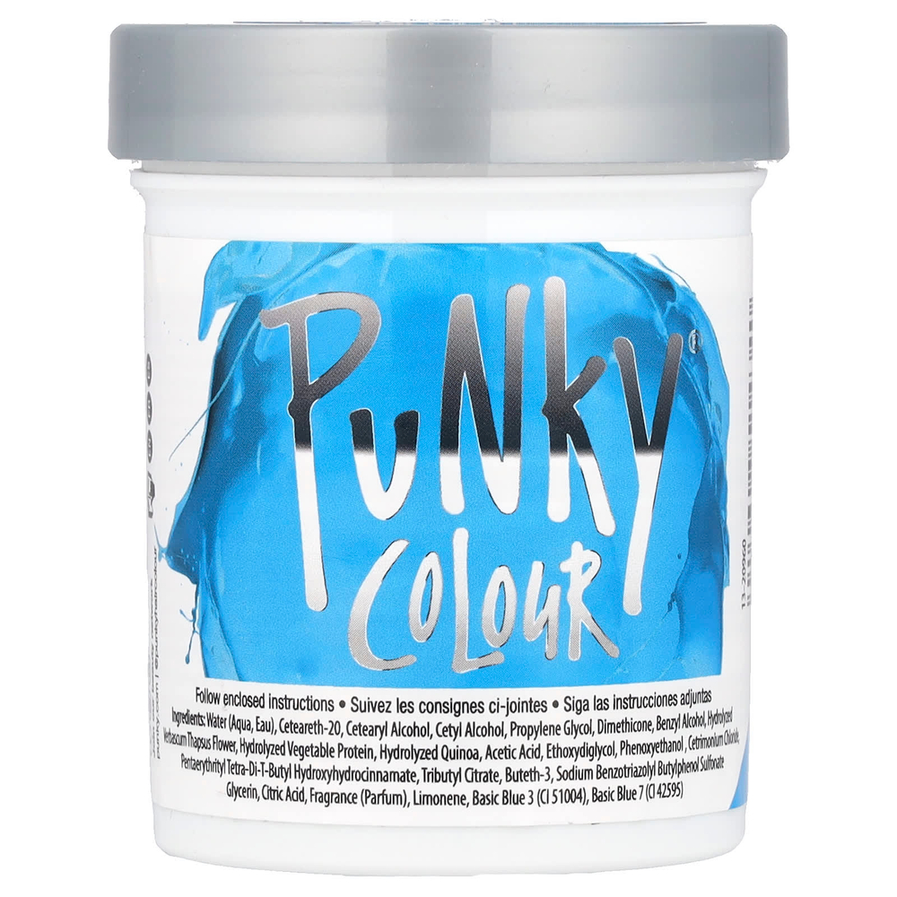 Punky Colour, Полустойкая кондиционирующая краска для волос, голубой, 100 мл (3,5 жидк. унц.)