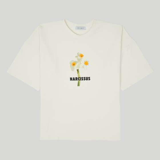 T-shirt NARCISSUS Coconut Milk