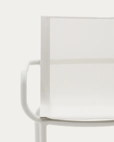 Galdana Штабелируемый садовый стул из белого алюминия