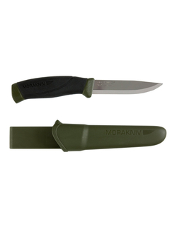 Нож Morakniv Companion MG (C), углеродная сталь, цвет хаки, 11863
