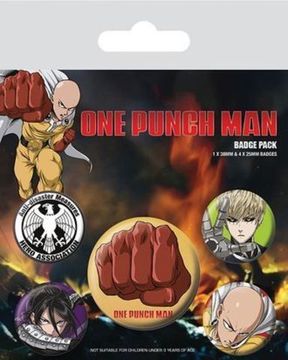 Лицензионные набор значков One Punch Man