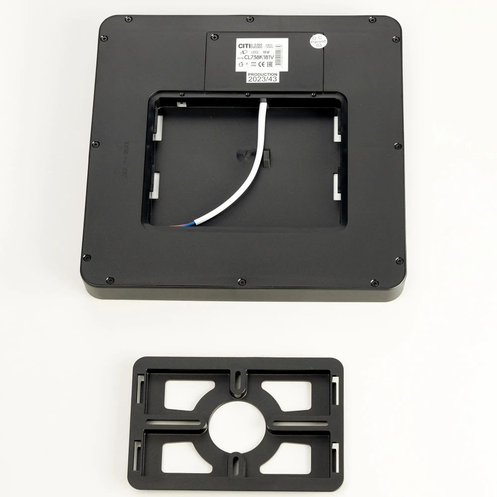 Citilux Бейсик CL738K181V LED Светильник накладной Чёрный