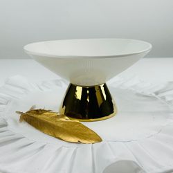 Lenardi 163-010 Конфетница 18х10см на ножке MULTICOLOR в под.уп.(х18)Фарфор