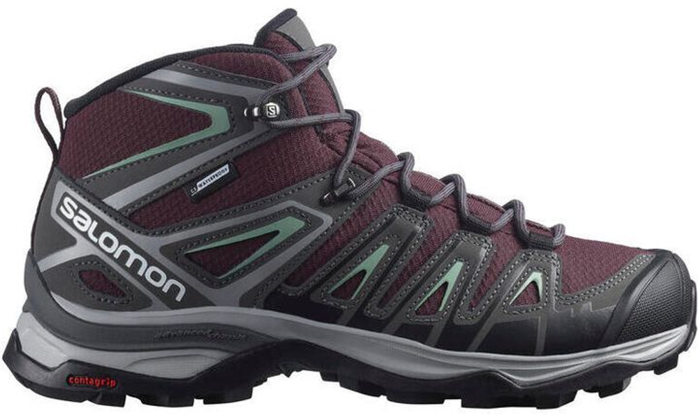 Ботинки Salomon SHOES X Ultra Pioneer MID CSWP W Wine Ta