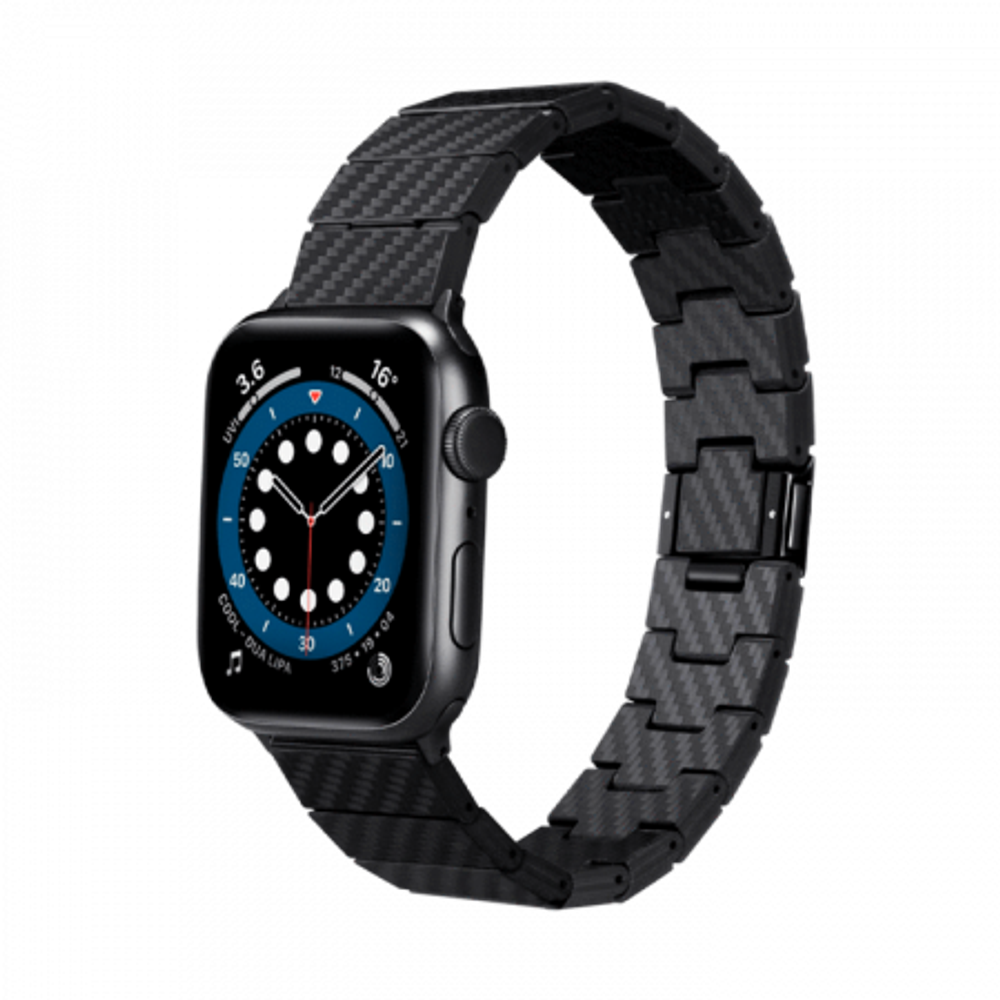 Карбоновый браслет Pitaka для Apple Watch 7-1 и SE серии 42/44/45мм - Modern