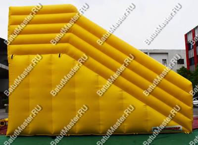Надувная горка для зорбинга "Кубарем вниз"