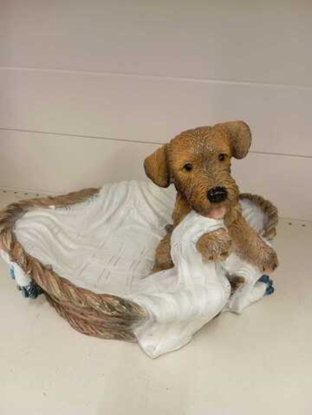 Собака в корзине (F1081)