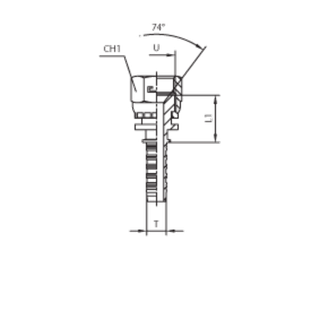 Фитинг DN 08 JIC (Г) 9/16