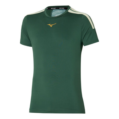 Мужское теннисное поло Mizuno Shadow T-Shirt Men - Green