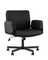 Кресло офисное TopChairs Foldo с откидными подлокотниками черное