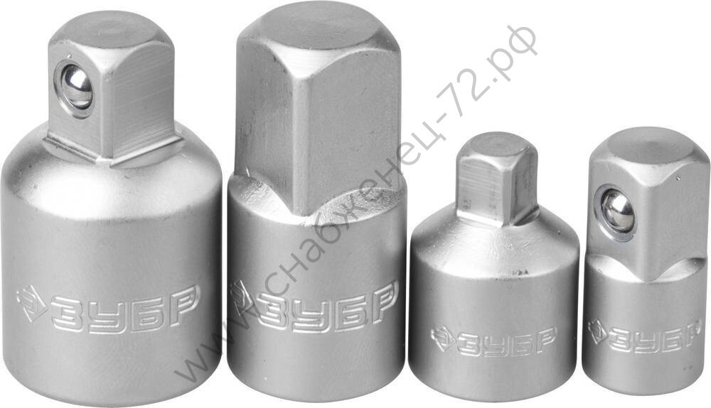 ЗУБР 4 шт, набор переходных адаптеров, (27710-H4)