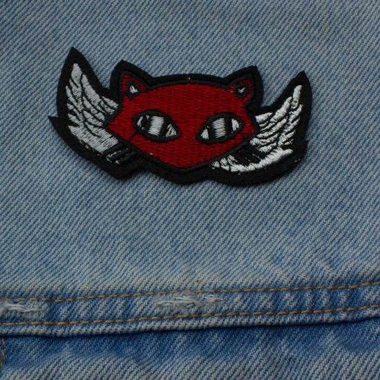 Нашивка на рюкзак и на одежду. Red