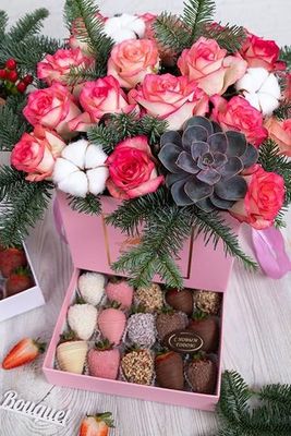 Шкатулка "Морозный рассвет"