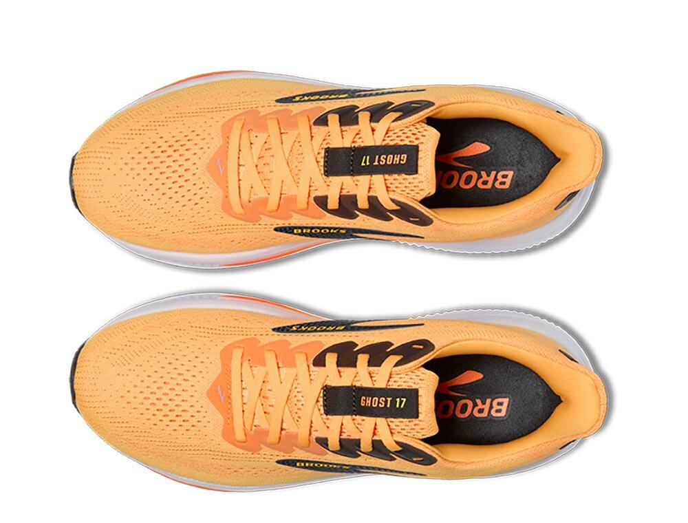 Кроссовки для бега мужские Brooks Ghost 17 Оранжево-Черные