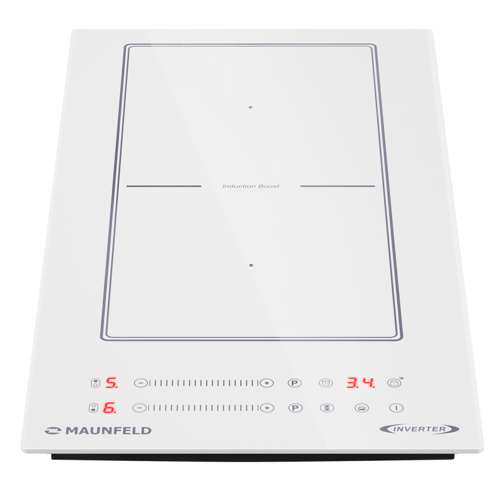 Индукционная варочная панель с объединением зон Bridge Induction MAUNFELD CVI292S2BWH Inverter