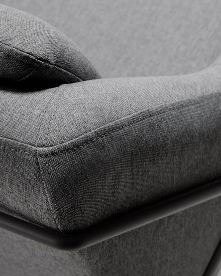 Диван Brida графитовый 128 см