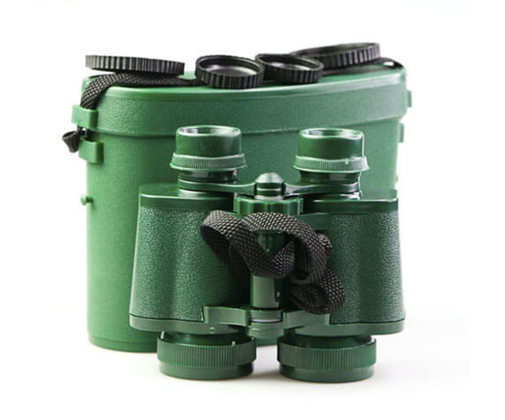 Бинокль детский Navir «Полевой» 3x, зеленый, с футляром - фото 4