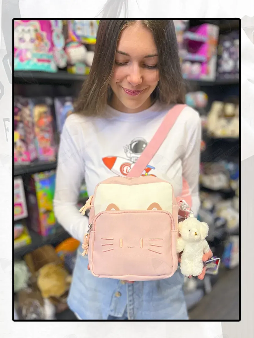 Сумка для девочки подростка Pusheen Cat сумочка Кот Пушин
