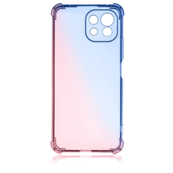 Чехол ROSCO для Xiaomi Mi 11 Lite;Xiaomi Mi 11 Lite 5G;Xiaomi 11 Lite 5G NE оптом (арт. XM-MI11L-HARD-TPU-DARKBLUE-PINK)