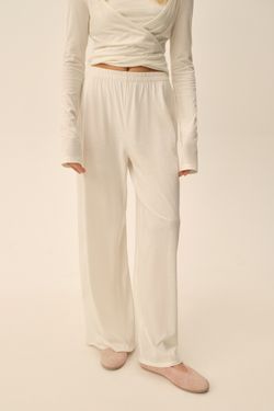 Брюки трикотажные (Ballet princess), молочные