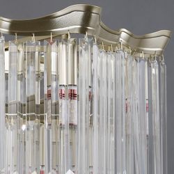 Подвесная люстра ILLUMICO LYRA IL3357-6+3PSQ-24 GD LYRA