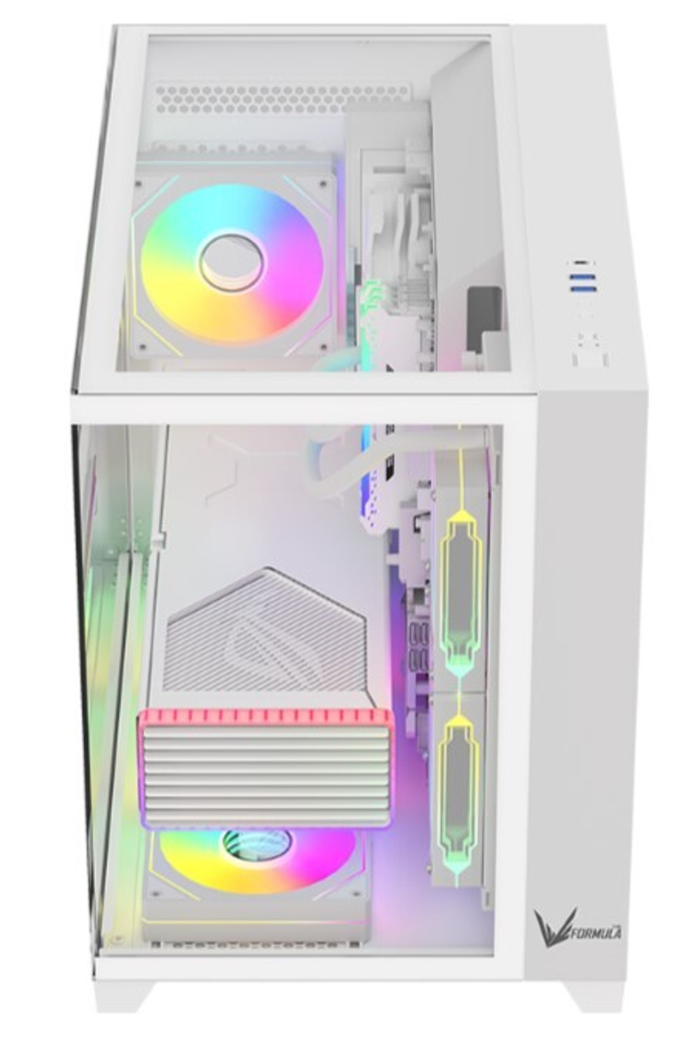 Корпус mATX Formula V CRYSTAL Z9MLFLOE
