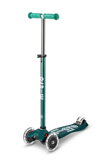 Самокат Maxi Micro Deluxe ECO Green LED