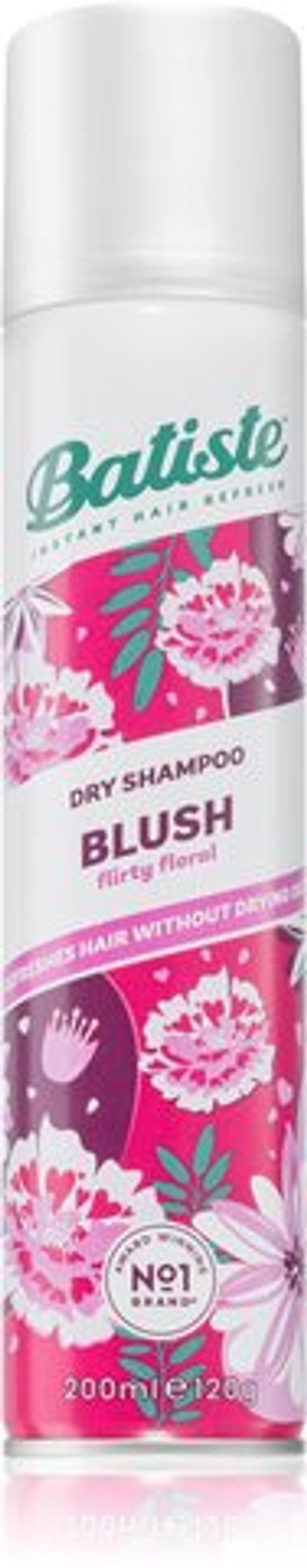 Batiste Floral & Flirty Blush - сухой шампунь, придающий объем и блеск /   200  ml  / GTIN 5010724527375