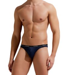 Мужские трусы слипы с низкой посадкой темно-синие GAUVINE 2011