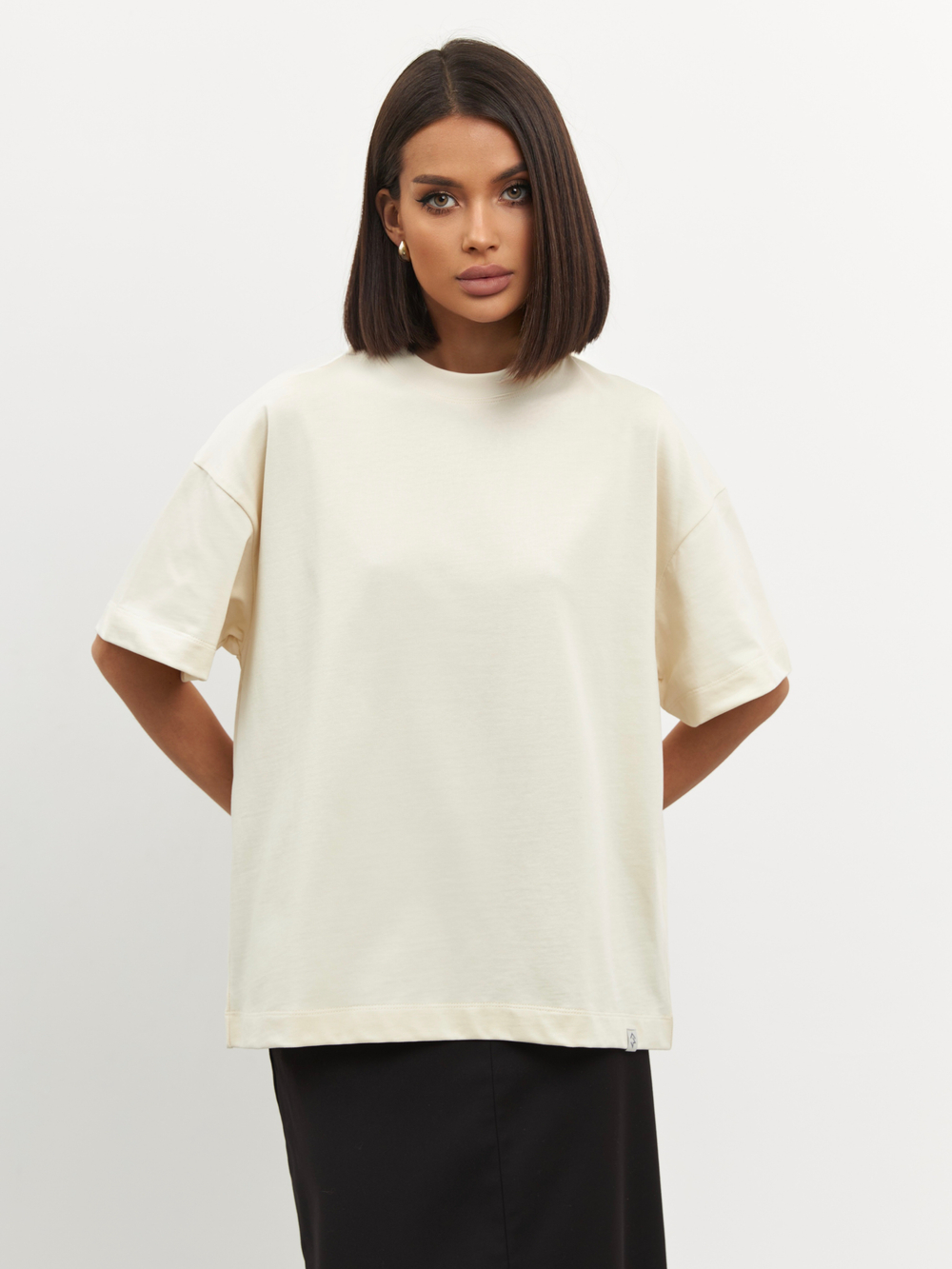 Футболка оверсайз из 100% хлопка