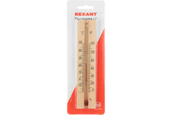 Комнатный термометр REXANT Сувенир 14 см, дерево 70-0504