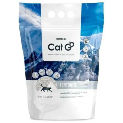 Наполнитель Cat Go BENTONITE без запаха, 5 л 3 шт + туалет в подарок