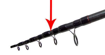 Секция 5 к удилищу фидер Волжанка Телефидер 3.6м тест до150 гр