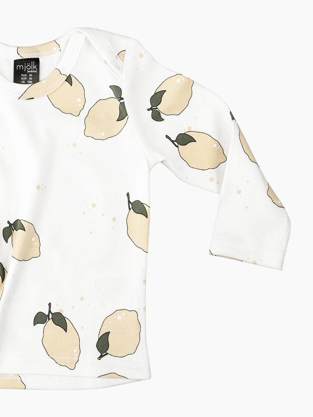 Футболка с длинным рукавом Mjölk Лимоны, уценка