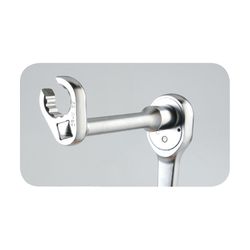 KING TONY (1E11MR) Набор разрезных ключей 3/8"&1/2" (воронья лапка), 10-22 мм, 11 предметов