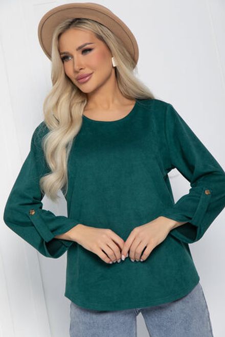 Блуза Линия успеха (зеленая) Б12557-12 LT Collection