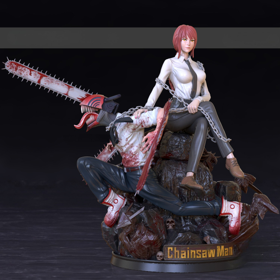 Makima and Denji - Chainsaw Man