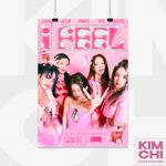 Постер А4 - (G)I-dle - I Feel (Queen ver.)