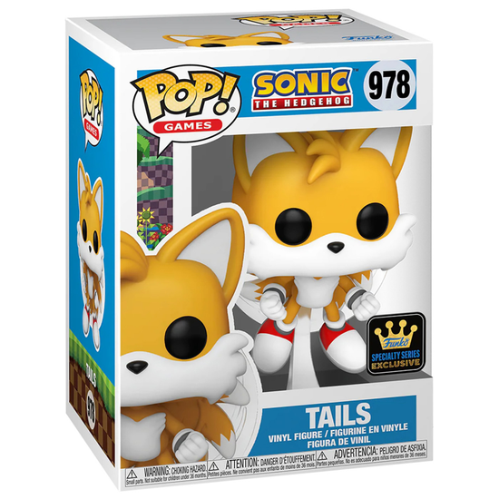 Фигурка Funko POP! Games: Sonic the Hedgehog — Tails (Flying) (Exclusive) (№978)