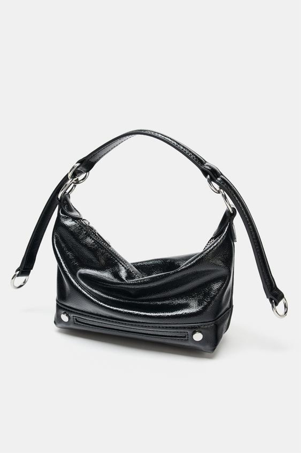 ZARA МНОГОФУНКЦИОНАЛЬНАЯ СУМКА ЧЕРЕЗ ПЛЕЧО, ЧЕРНЫЙ