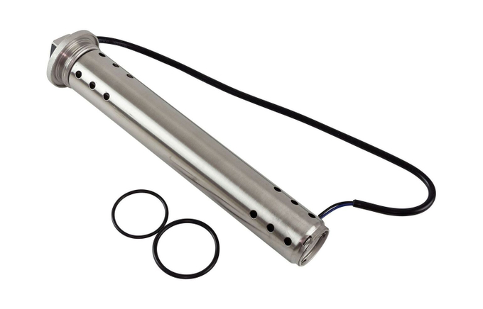 Датчик уровня сточных вод 275 мм, 0-190 Ом, BSP 1-1/4, нержавеющий, Marine Rocket