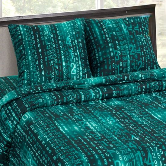 Двуспальный с европростынёй комплект постельного белья Геймер DE LUXE поплин наволочки 70x70 см