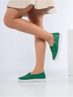 Мокасины летние с перфорацией