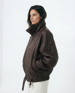 Кожаная куртка ARVELL (bordo)