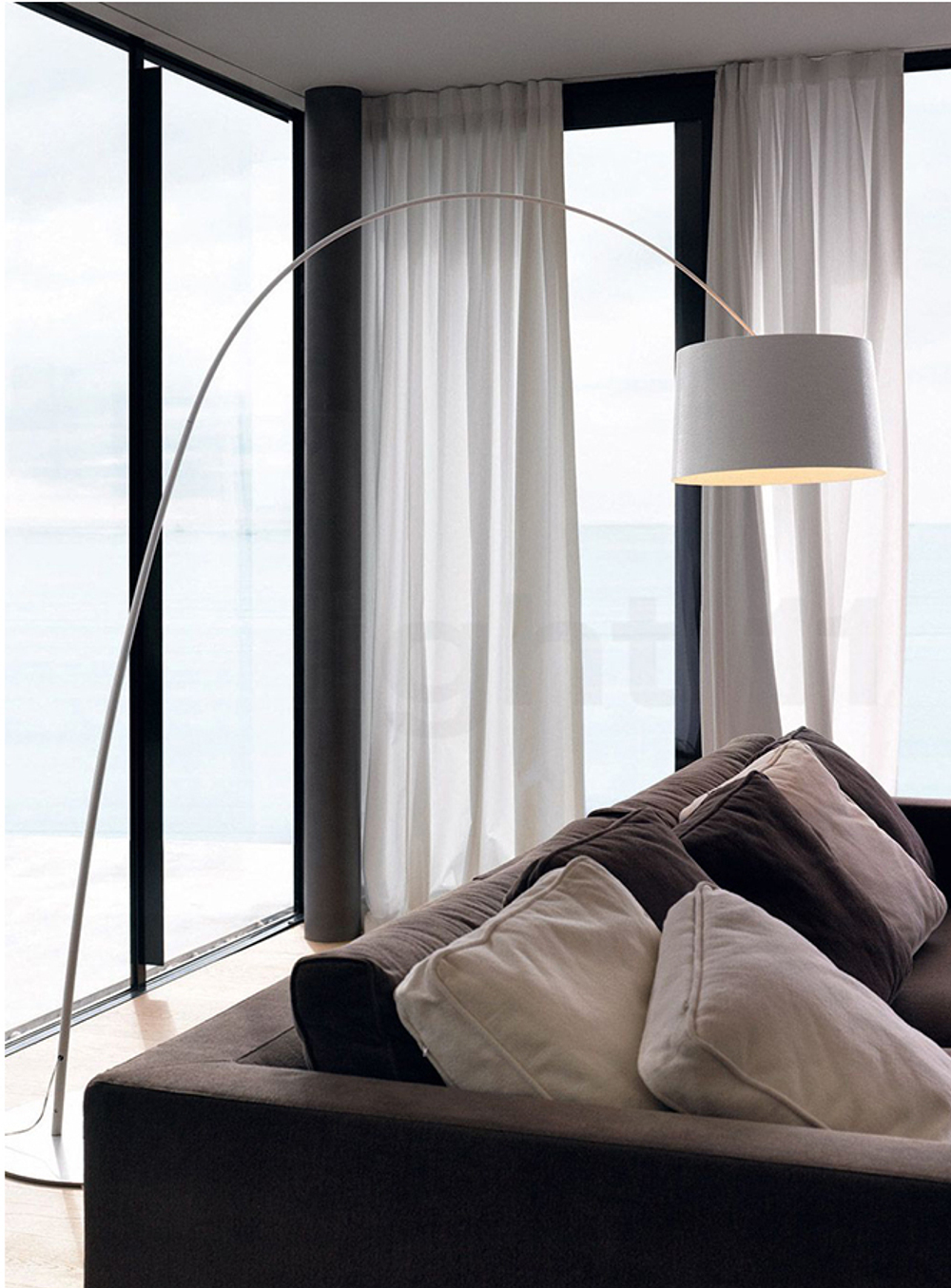 Напольный дизайнерский светильник  Twiggy by Foscarini (желтый)