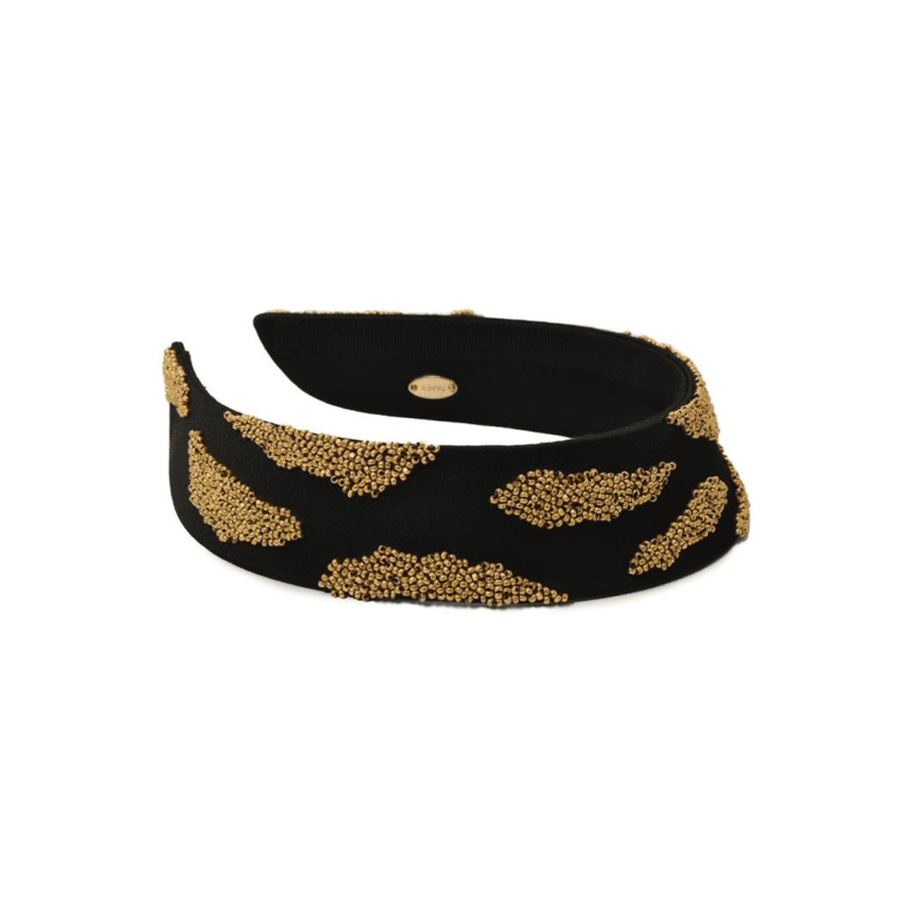 Кокошник с золотым декором