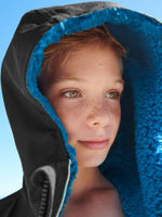 Плащ водонепроницаемый с флисовой подкладкой Next B06-454, Черный, Синий