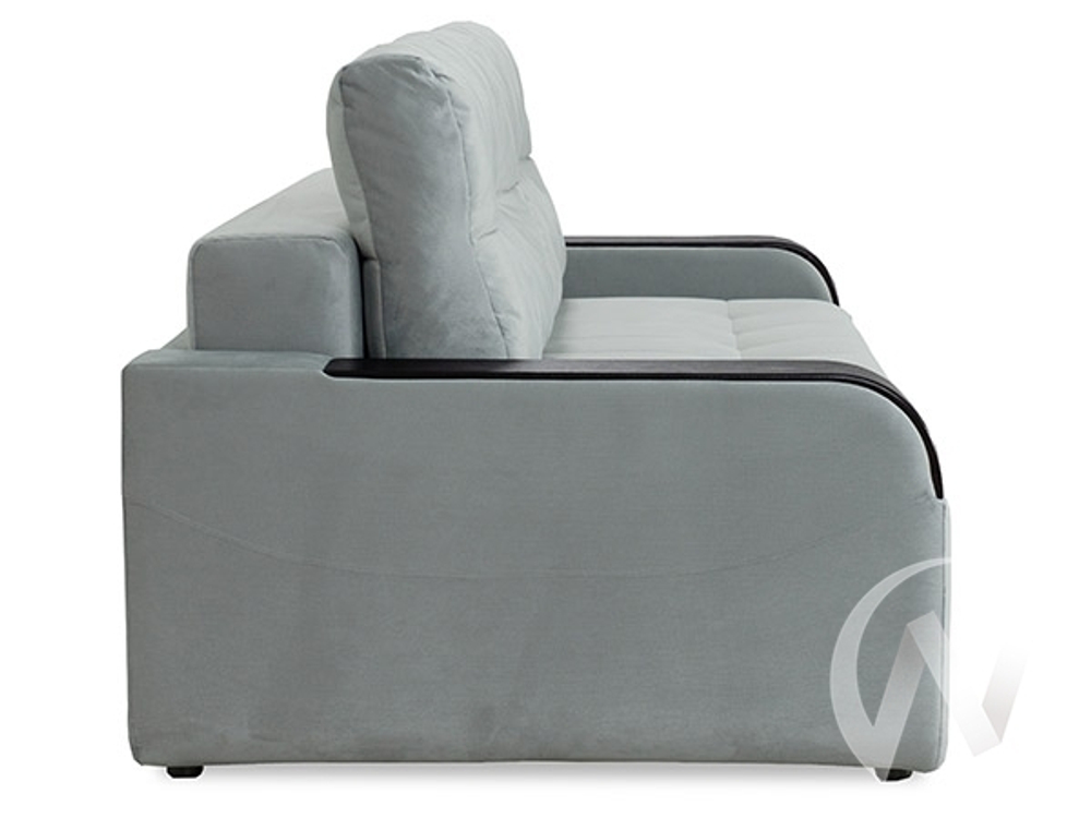 Диван прямой Татьяна 5 (БД) Optima/Bismark 13 (велюр светло-серый)