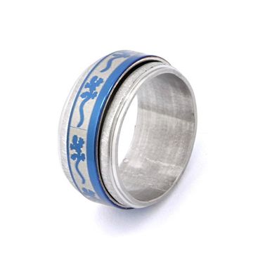 Кольцо стальное (96) "Ящерица"