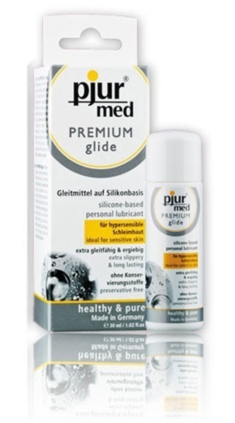 Гипоаллергенный силиконовый лубрикант Pjur MED Premium glide, 30 ml